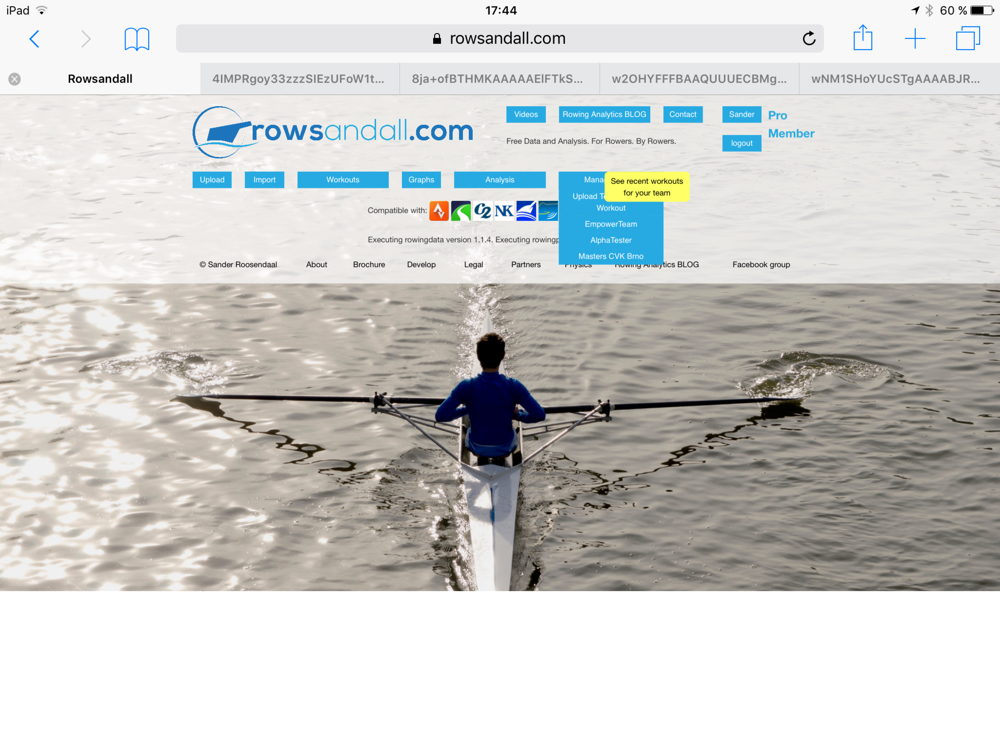 We are launching rowsandall.com for rowing coaches and teams. With a free trial month. No obligations. Try out data driven rowing!