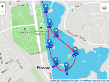 Lake Quinsigamond GPS Speed Order Challenge Results